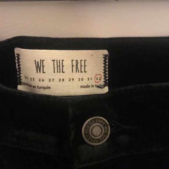 Free People Velvet Skinny Jeans Sz 27 - Picture 6 of 8